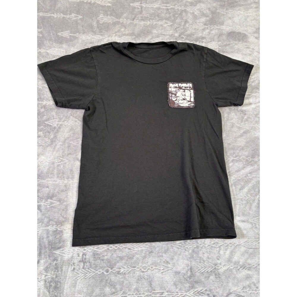 Vintage Style Iron Maiden Black T-Shirt Men's M | 70s 80s Metal Music Rock Band - Picture 2 of 8